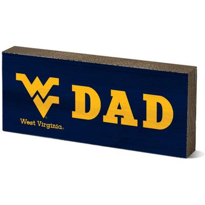 West Virginia Legacy Dad Mini Table Block