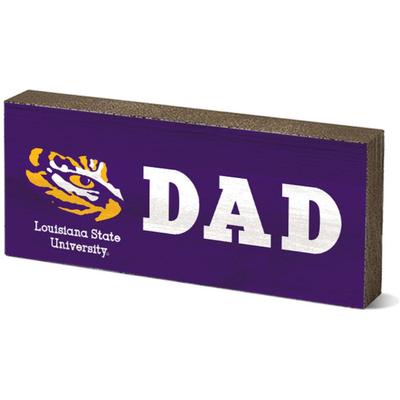 LSU Legacy Dad Mini Table Block
