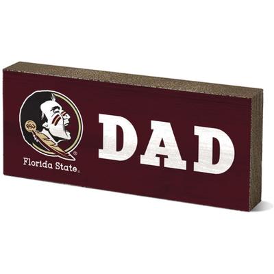 Florida State Legacy Dad Mini Table Block