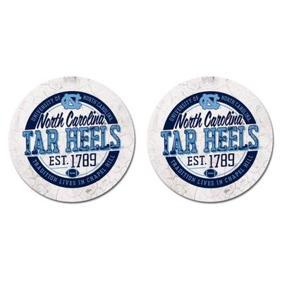 UNC Legacy 2pk Ring of Honor Car Coaster