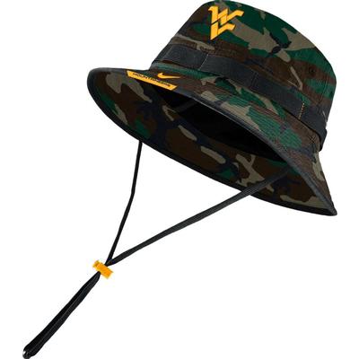 West Virginia Men's Nike Sideline Dry Bucket Hat