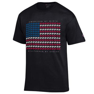 Western Kentucky Champion Mini Logo American Flag Tee