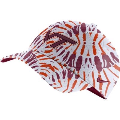 Virginia Tech Men's Nike H86 Festival Print Adjustable Hat