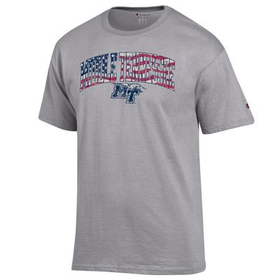 MTSU Champion Arch Flag Fill Americana Tee