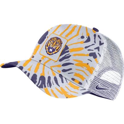 LSU Men's Nike C99 Patch Festival Print Trucker Hat