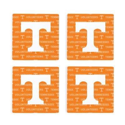 Tennessee 4pk Primary Repeat Logo Coaster