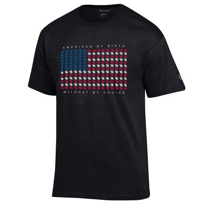 Kentucky Champion Giant Logo Flag Fill Americana Tee