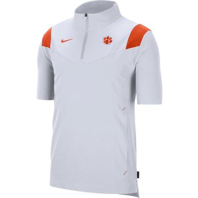 Clemson Men's Nike Coach Lightweight Short Sleeve Jacket