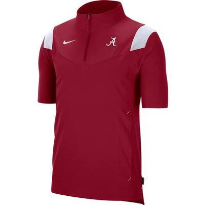 Alabama Men's Nike Coach Lightweight Short Sleeve Jacket