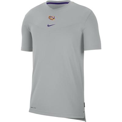 LSU Men's Nike Coach UV Short Sleeve Top