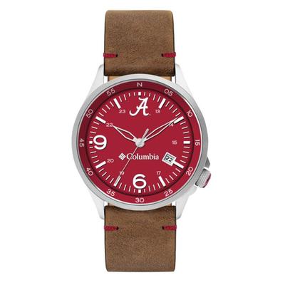 Alabama Columbia Canyon Ridge Leather Watch
