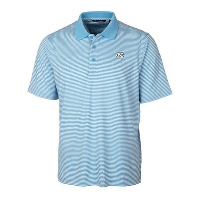 UNC Cutter & Buck Men's Tonal Stripe Polo