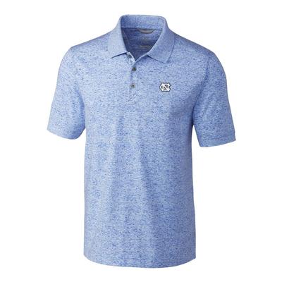 UNC Cutter & Buck Men's Advantage Space Dye Polo