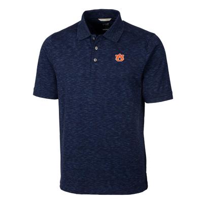 Auburn Cutter & Buck Men's Advantage Space Dye Polo