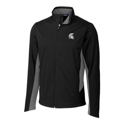 Michigan State Cutter & Buck Men's Navigate Softshell Jacket
