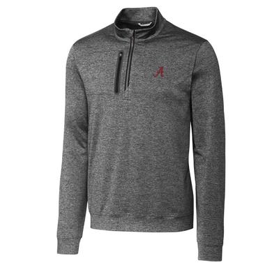 Alabama Cutter & Buck Men's Stealth Half Zip Pullover