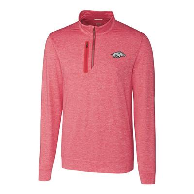 Arkansas Cutter & Buck Men's Stealth Half Zip Pullover