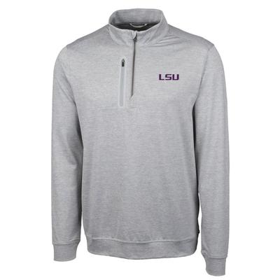 LSU Cutter & Buck Men's Stealth Half Zip Pullover