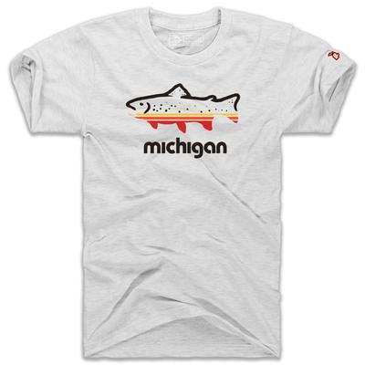 Mitten Michigan Fish Short Sleeve Tee