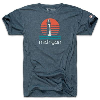 Mitten Michigan Lighthouse Short Sleeve Tee