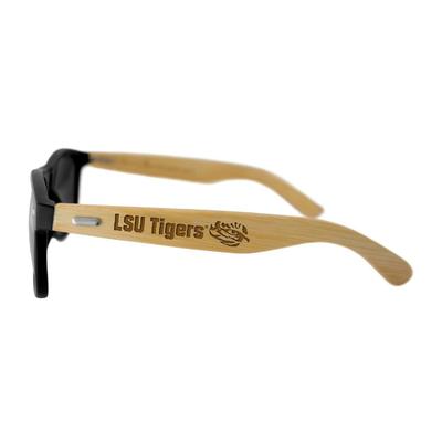 LSU Unisex Bamboo Sunglasses