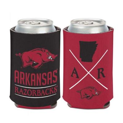Arkansas 12 oz Hipster Can Cooler