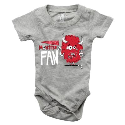 Western Kentucky Infant Monster Fan Onesie