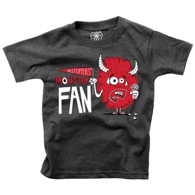 Western Kentucky Toddler Monster Fan Short Sleeve Tee