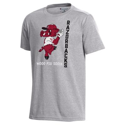Arkansas Champion YOUTH Pitching Ribby Tee