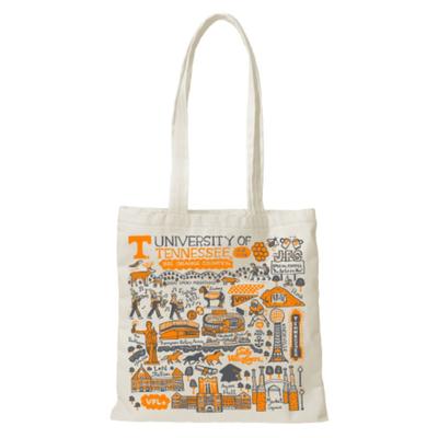 Tennessee Julia Gash Slim Canvas Tote