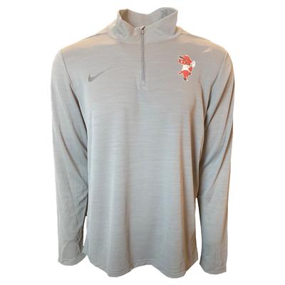 Arkansas Nike Men's Pitching Ribby Intensity 1/4 Zip Pullover