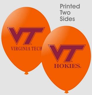 Virginia Tech 10 ct. Latex Balloons