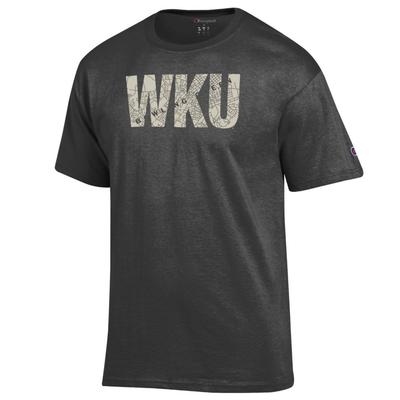 Western Kentucky Champion Town Map Lettering Tee