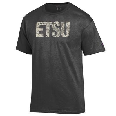 ETSU Champion Town Map Lettering Tee