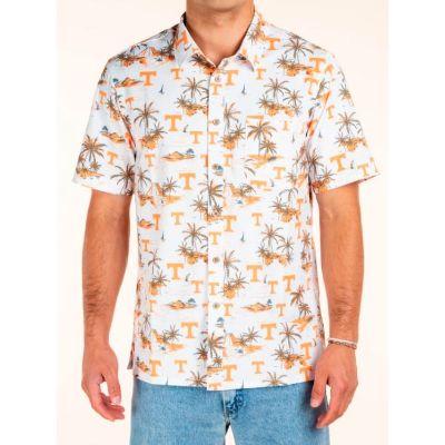 Tennessee Tellum And Chop Tiki Print Hawaiian Shirt