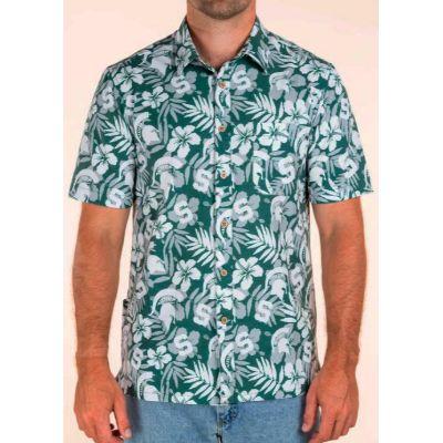 Michigan State Tellum And Chop Floral Print Hawaiian Shirt