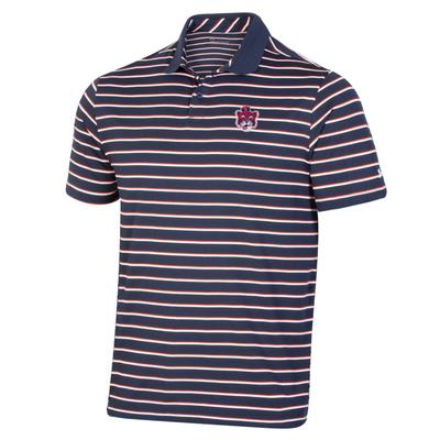 Auburn Under Armour Men's Vault Tiger Performance Stripe Polo