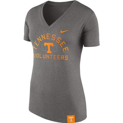 Tennessee Nike Women's Slub V Neck Tee