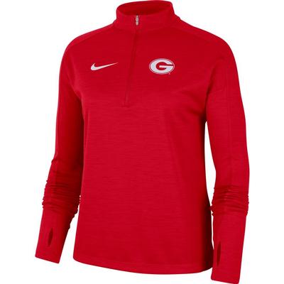 Georgia Nike Women's 1/4 Pacer Pullover