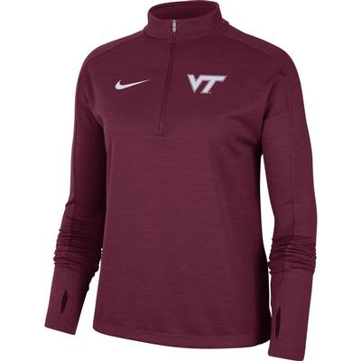 Virginia Tech Nike Women's 1/4 Pacer Pullover