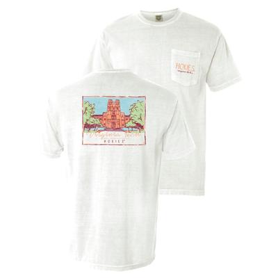 Virginia Tech Summit Hand Drawn Campus Comfort Colors Tee