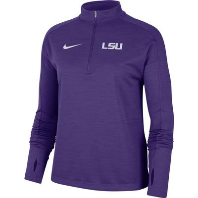 LSU Nike Women's 1/4 Pacer Pullover