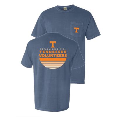 Tennessee Summit Sunset Circle Comfort Colors Tee
