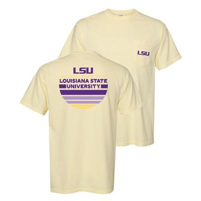 LSU Summit Sunset Circle Comfort Colors Tee
