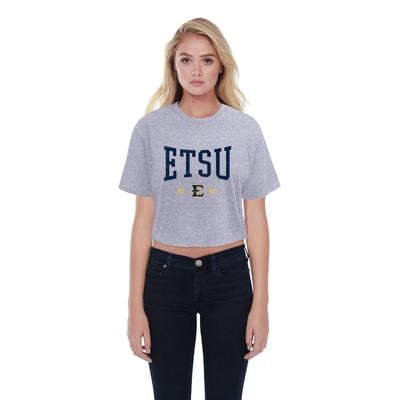 ETSU Summit Boyfriend Est Date Squeeze Crop Top