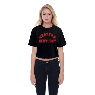 Western Kentucky Summit Boyfriend Arch Crop Top