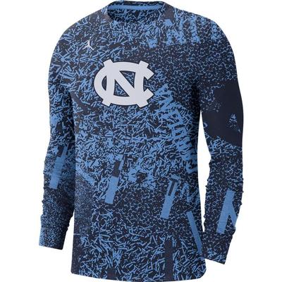 UNC Jordan Brand Long Sleeve Practice Tee