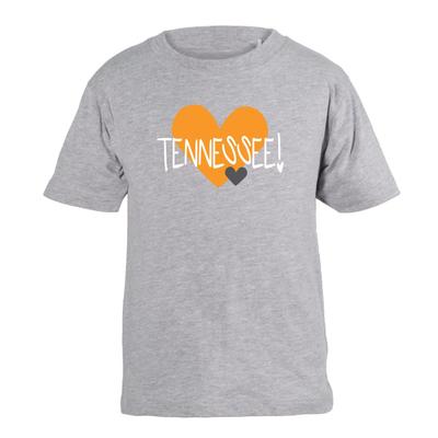Tennessee Garb Toddler Hearts Short Sleeve Tee