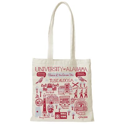Alabama Julia Gash Slim Canvas Tote