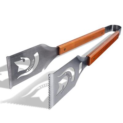 Michigan State Sportula Grill Tongs BBQ Tool